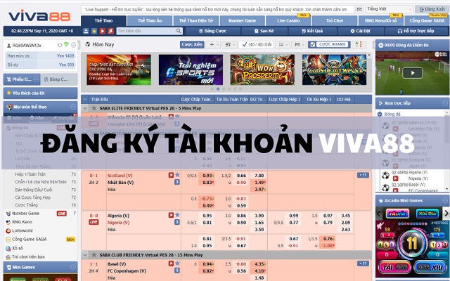 Viva88 đăng ký tài khoản viva88 trên bong88.com.de