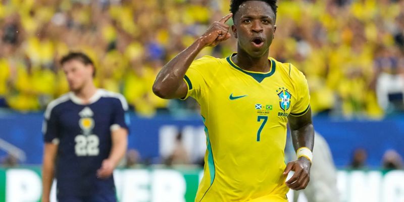 Cầu thủ ra sân của Brasil và Na uy 06/07/2026