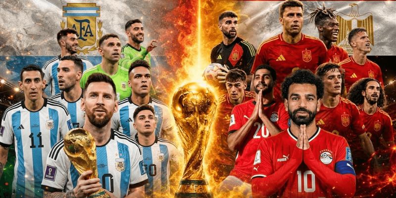 Soi Kèo Bóng Đá Argentina Vs Ai Cập 23h00 Ngày 07/07 World Cup 2026